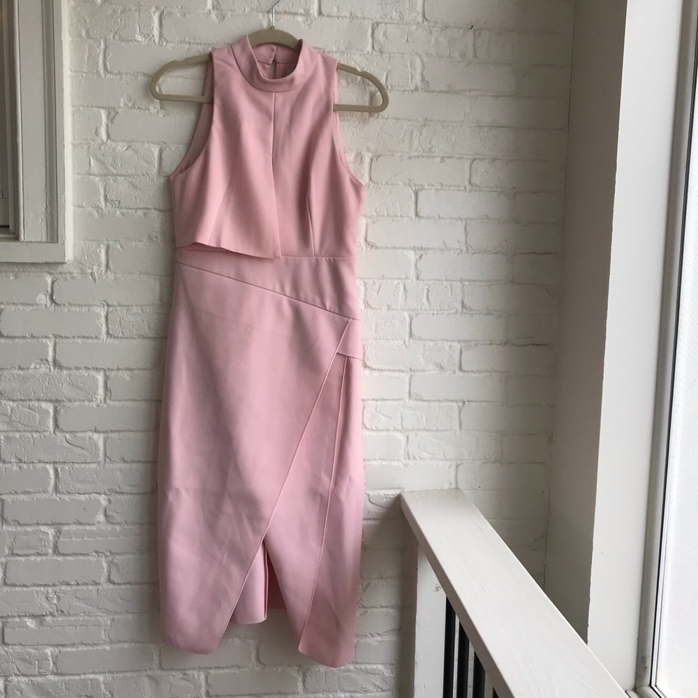 CMEO Collective Revolve Pink Midi Dress